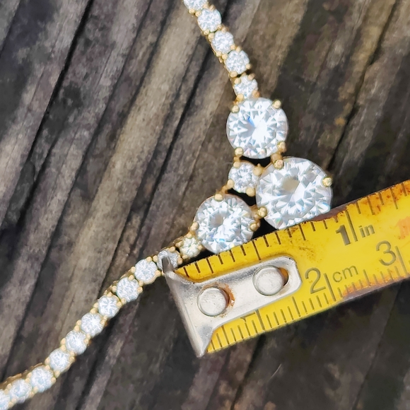 Vintage Heavy Sterling Mickey Mouse Tennis Necklace - Picture 6 of 9